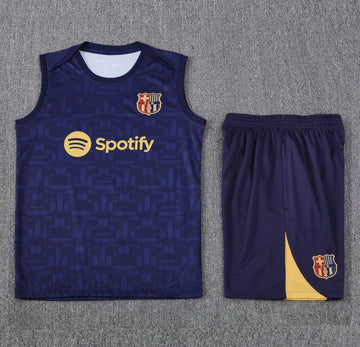 Barcelona Mouwloos Trainingssetje 24/25