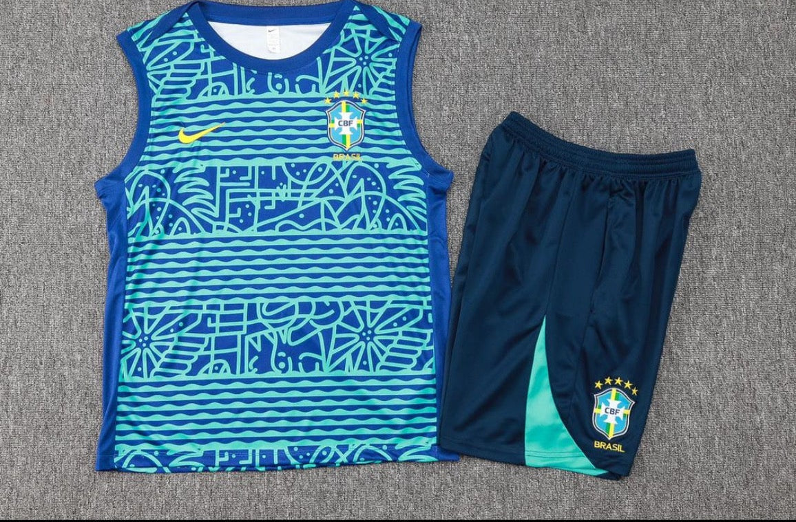 Brazilië Mouwloos Trainingssetje 24/25