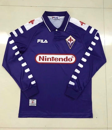 Fiorentina Retro Shirt Lange Mouwen